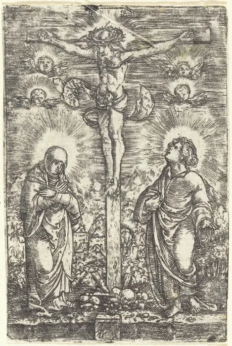 Framed Print : The Little Crucifixion, c. 1512 / 1518. Creator: Albrecht Altdorfer Framed Print : The Little Crucifixion, c. 1512 / 1518. Creator: Albrecht Altdorfer