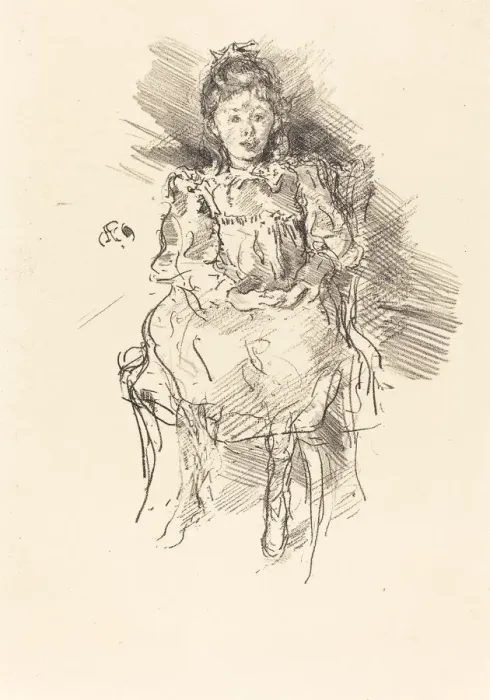 Framed Print : Little Dorothy, 1896. Creator: James Abbott McNeill Whistler Framed Print : Little Dorothy, 1896. Creator: James Abbott McNeill Whistler