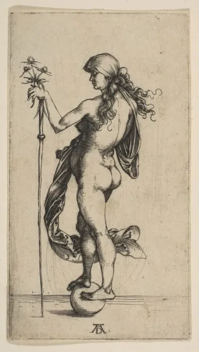 Framed Print : The Little Fortune, 1495-96. Creator: Albrecht Durer Framed Print : The Little Fortune, 1495-96. Creator: Albrecht Durer