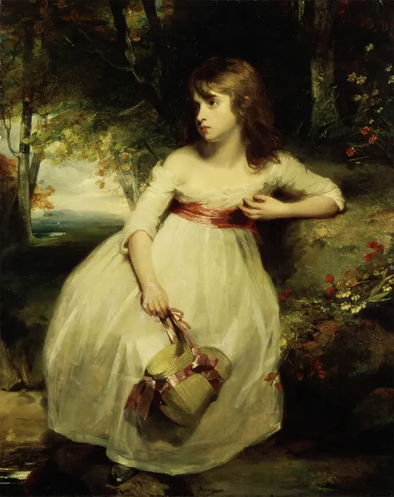Framed Print : The Little Gardener, between 1758 and 1800. Creator: John Hoppner Framed Print : The Little Gardener, between 1758 and 1800. Creator: John Hoppner