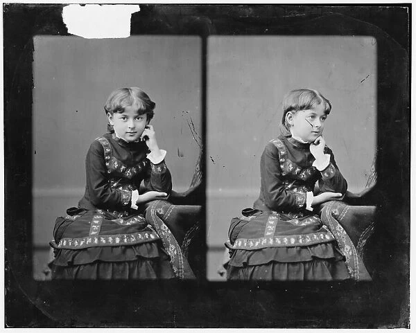 Little girl, between 1865 and 1880. Creator: Unknown