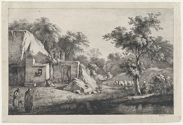 The Little Hermitage, 1793. Creator: Jean-Jacques de Boissieu