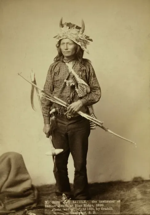 Framed Print : Little, instigator of Indian Revolt at Pine Ridge, 1890, 1891. Creator: John C. H. Grabill Framed Print : Little, instigator of Indian Revolt at Pine Ridge, 1890, 1891. Creator: John C. H. Grabill