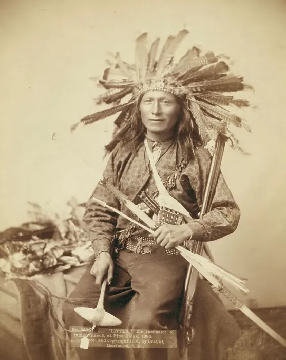 Framed Print : Little, the instigator of Indian Revolt at Pine Ridge, 1890, 1891 Creator: John C. H. Grabill Framed Print : Little, the instigator of Indian Revolt at Pine Ridge, 1890, 1891 Creator: John C. H. Grabill