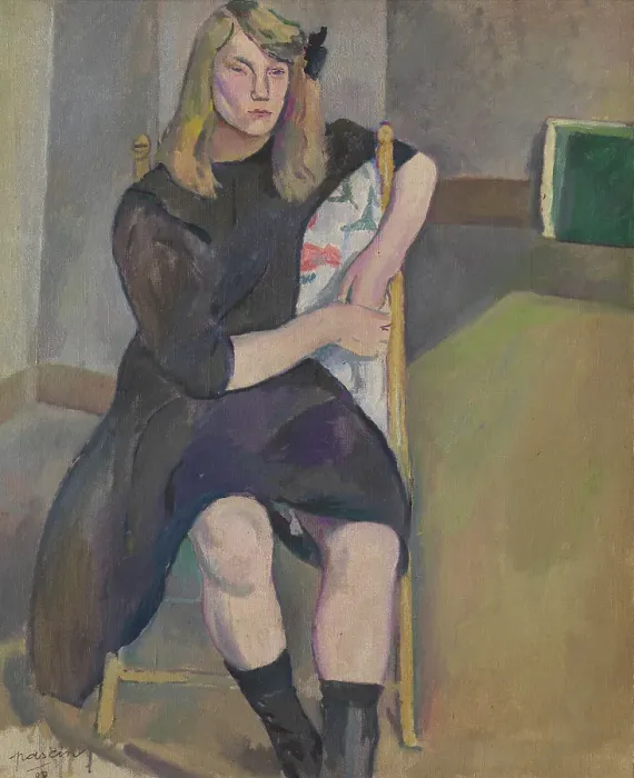 Framed Print : Little Jeanne, 1908. Creator: Jules Pascin Framed Print : Little Jeanne, 1908. Creator: Jules Pascin