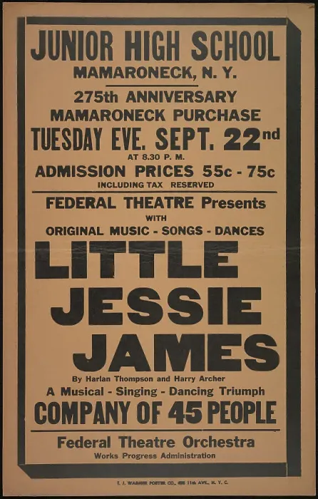 Framed Print : Little Jessie James, [193-]. Creator: Unknown