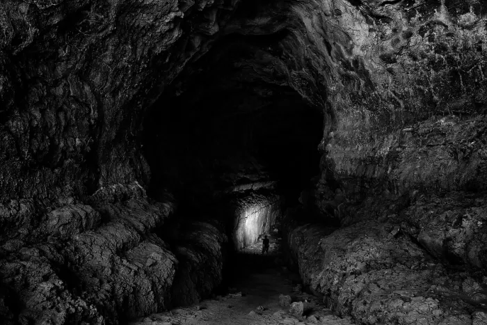 Framed Print : Little Man, Big Hole. Creator: Joshua Johnston Framed Print : Little Man, Big Hole. Creator: Joshua Johnston