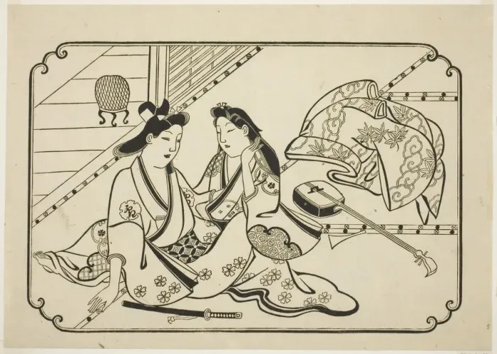Framed Print : After a little music, from an untitled series of 12 erotic prints, c. 1673 / 81 Framed Print : After a little music, from an untitled series of 12 erotic prints, c. 1673 / 81