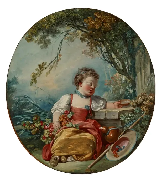 Framed Print : The Little Pilgrim, about 1754. Creator: Jean-Honore Fragonard Framed Print : The Little Pilgrim, about 1754. Creator: Jean-Honore Fragonard