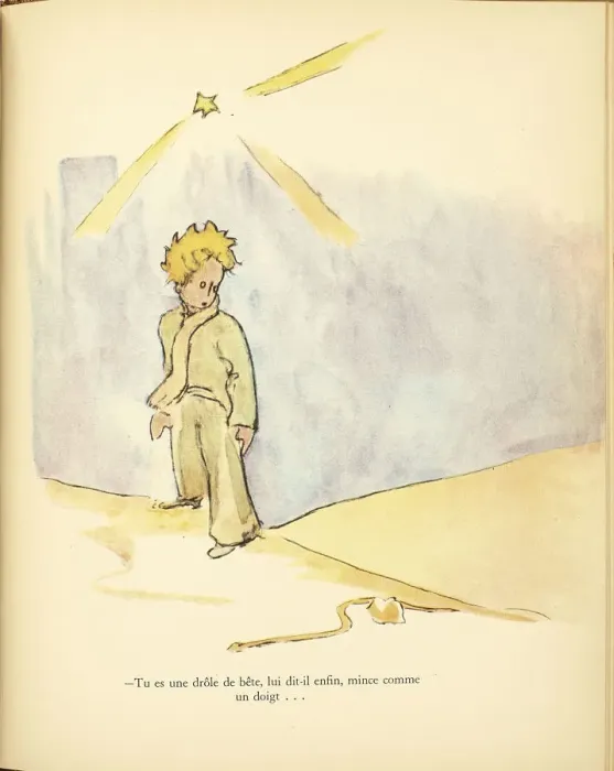Framed Print : The Little Prince (Le Petit Prince), 1942-1943. Creator: Saint-Exupery, Antoine de Framed Print : The Little Prince (Le Petit Prince), 1942-1943. Creator: Saint-Exupery, Antoine de