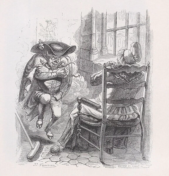 The Little Red Man from The Complete Works of Beranger, 1836