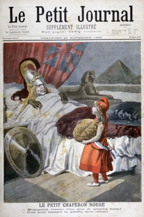 Framed Print : Little Red Riding Hood, 1898. Artist: F Meaulle Framed Print : Little Red Riding Hood, 1898. Artist: F Meaulle