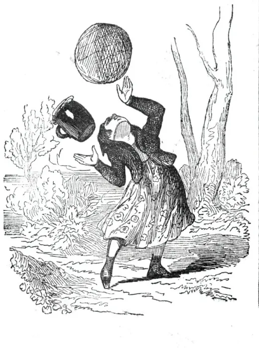 Framed Print : Little Red Riding Hood drops the butter and cake, 1842. Creator: Unknown Framed Print : Little Red Riding Hood drops the butter and cake, 1842. Creator: Unknown