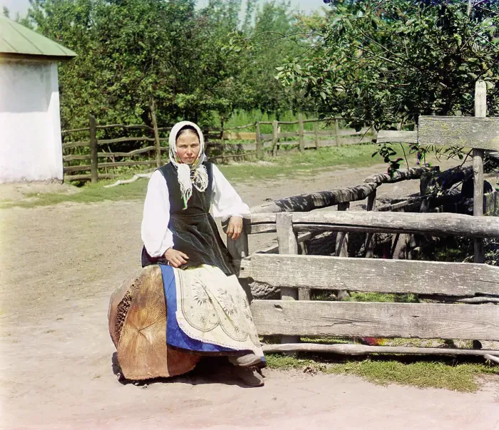 Framed Print : In Little Russia [i.e. Ukraine], between 1905 and 1915. Creator: Sergey Mikhaylovich Prokudin-Gorsky