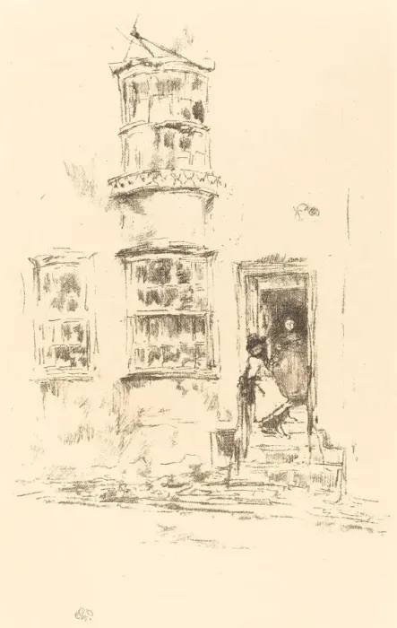 Framed Print : The Little Steps, Lyme Regis, 1895 / 1896. Creator: James Abbott McNeill Whistler Framed Print : The Little Steps, Lyme Regis, 1895 / 1896. Creator: James Abbott McNeill Whistler