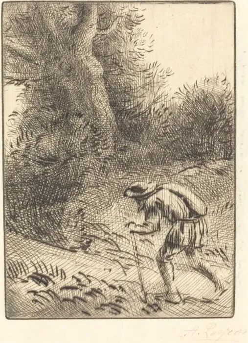 Framed Print : Little Wandering Jew (Le petit juif errant). Creator: Alphonse Legros Framed Print : Little Wandering Jew (Le petit juif errant). Creator: Alphonse Legros
