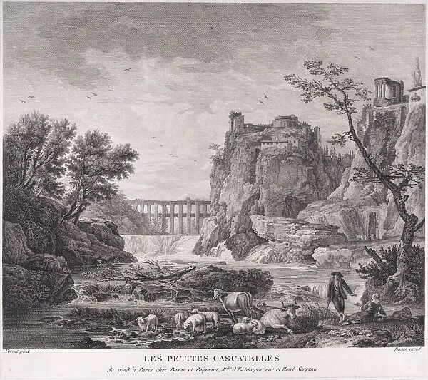 The Little Waterfalls, ca. 1740-1800. Creator: Pierre Francois Basan