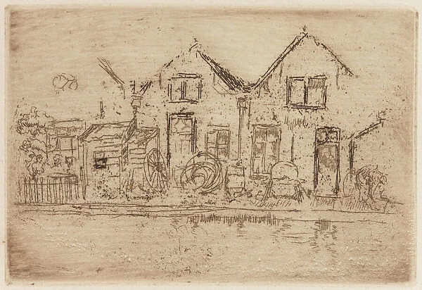 The Little Wheelwright s, 1884. Creator: James Abbott McNeill Whistler