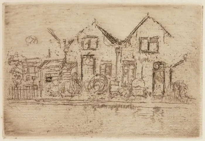 Framed Print : The Little Wheelwright s, 1884. Creator: James Abbott McNeill Whistler Framed Print : The Little Wheelwright s, 1884. Creator: James Abbott McNeill Whistler