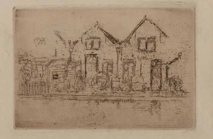 Framed Print : The Little Wheelwright s, 1884. Creator: James Abbott McNeill Whistler Framed Print : The Little Wheelwright s, 1884. Creator: James Abbott McNeill Whistler