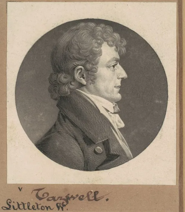 Framed Print : Littleton Waller Tazewell, 1808. Creator: Charles Balthazar Julien Fé Framed Print : Littleton Waller Tazewell, 1808. Creator: Charles Balthazar Julien Fé