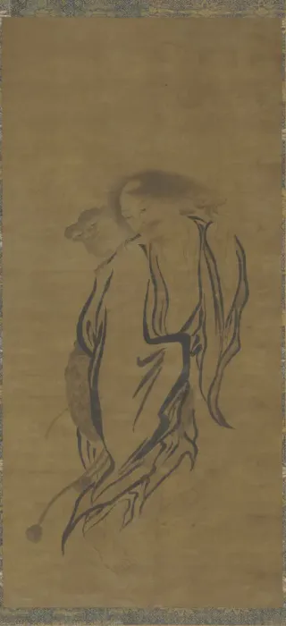 Framed Print : Liu Hai with a Three-legged Toad, Ming dynasty, 16th century. Creator: Unknown Framed Print : Liu Hai with a Three-legged Toad, Ming dynasty, 16th century. Creator: Unknown