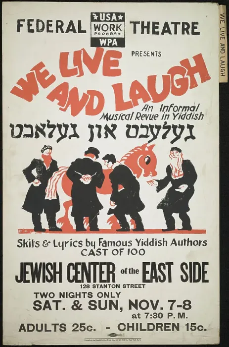 Framed Print : We Live and Laugh, New York, [1930s]. Creator: Unknown