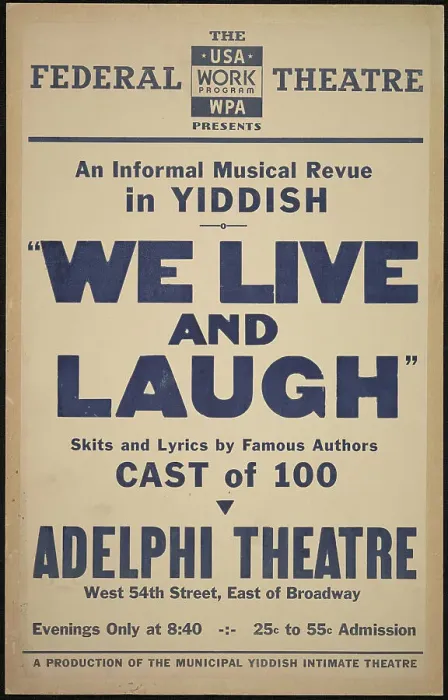 Framed Print : We Live and Laugh, New York, [1930s]. Creator: Unknown
