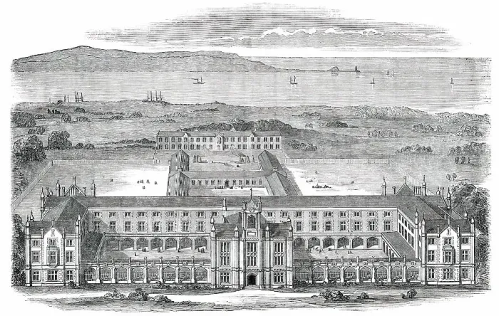Framed Print : The Liverpool Industrial Schools, at Kirkdale, 1850. Creator: Unknown Framed Print : The Liverpool Industrial Schools, at Kirkdale, 1850. Creator: Unknown