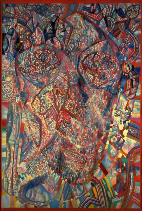 Framed Print : A living Head, 1923. Artist: Filonov, Pavel Nikolayevich (1883-1941) Framed Print : A living Head, 1923. Artist: Filonov, Pavel Nikolayevich (1883-1941)