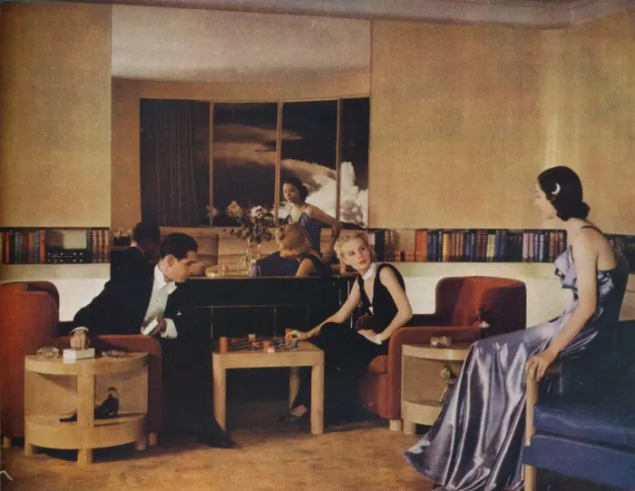 Framed Print : Living Room designed by Paul MacAlister, 1938 Framed Print : Living Room designed by Paul MacAlister, 1938