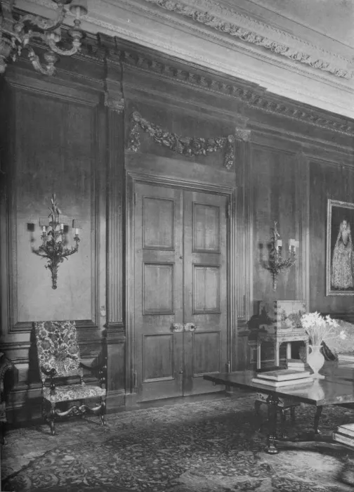 Framed Print : Detail of living room doorway, house of Henry P Davison, New York, 1922 Framed Print : Detail of living room doorway, house of Henry P Davison, New York, 1922