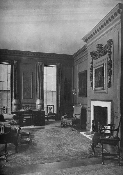 Living room, house of Charles G King, Chicago, Illinois, 1922