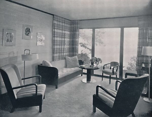 The living-room of a house designed by Howard T. Fisher for Miss Ruth Page, 1935