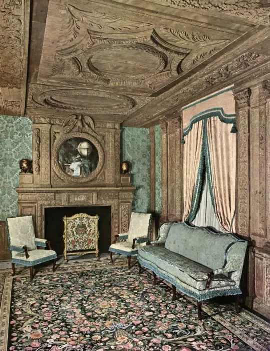 Framed Print : A living room during the reign of Louis XIII, Hotel Marion du Fresne, Saint-Malo, France, 1938 Framed Print : A living room during the reign of Louis XIII, Hotel Marion du Fresne, Saint-Malo, France, 1938