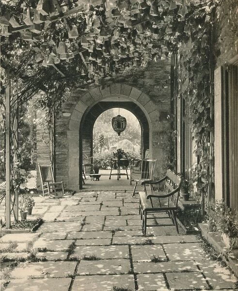 Living Terrace, Country House of Mr. W. Griffin Gribbel, Chestnut Hill, Philadelphia, c1928