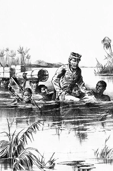 Livingstone on his last journey, 19th century