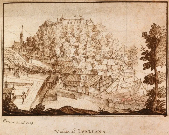 Framed Print : Ljubljana, 1639 Framed Print : Ljubljana, 1639