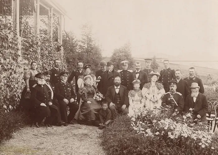 Framed Print : L.K. Telyakovsky - Governor-General of Yenisei province with his family and guests at...1890. Creator: Unknown Framed Print : L.K. Telyakovsky - Governor-General of Yenisei province with his family and guests at...1890. Creator: Unknown