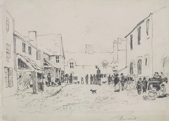 Framed Print : Llanrwst, North Wales, c1820s. Creator: David Cox the Elder Framed Print : Llanrwst, North Wales, c1820s. Creator: David Cox the Elder