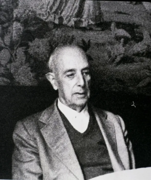 Framed Print : Llorenc Villalonga (1897-1980), Spanish writer in Catalan, photo at his home Framed Print : Llorenc Villalonga (1897-1980), Spanish writer in Catalan, photo at his home