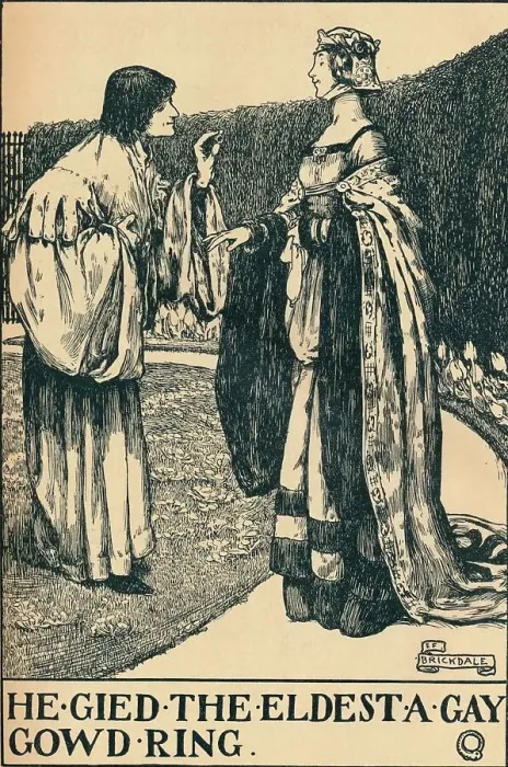 Framed Print : llustration to The Twa Sisters o Binnorie, c1900. Artist: Eleanor Fortescue-Brickdale Framed Print : llustration to The Twa Sisters o Binnorie, c1900. Artist: Eleanor Fortescue-Brickdale