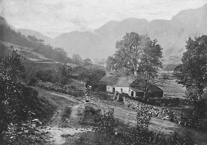 Framed Print : Llyn Crafnant Valley, Above Trefriw, c1896. Artist: I Slater Framed Print : Llyn Crafnant Valley, Above Trefriw, c1896. Artist: I Slater
