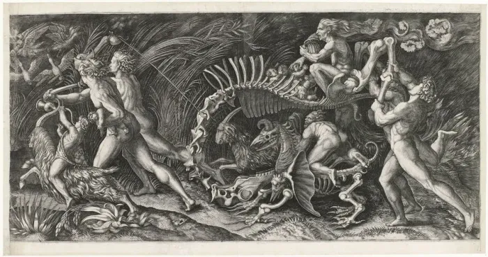 Framed Print : Lo Stregozzo (The Witchs Procession), c. 1520 Framed Print : Lo Stregozzo (The Witchs Procession), c. 1520