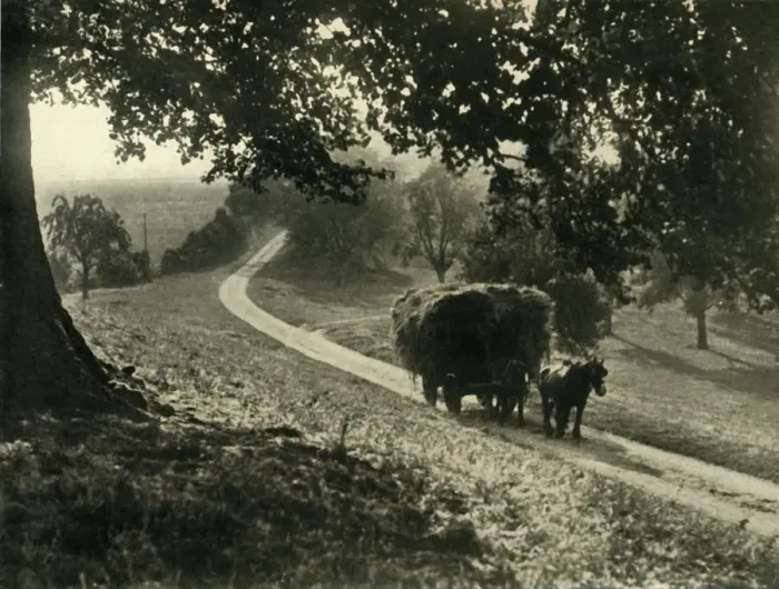 Framed Print : The Last Load, 1936. Creator: Unknown Framed Print : The Last Load, 1936. Creator: Unknown