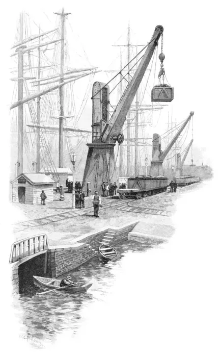 Framed Print : Loading coal at Newcastle, New South Wales, Australia, 1886. Artist: WC Fitler Framed Print : Loading coal at Newcastle, New South Wales, Australia, 1886. Artist: WC Fitler