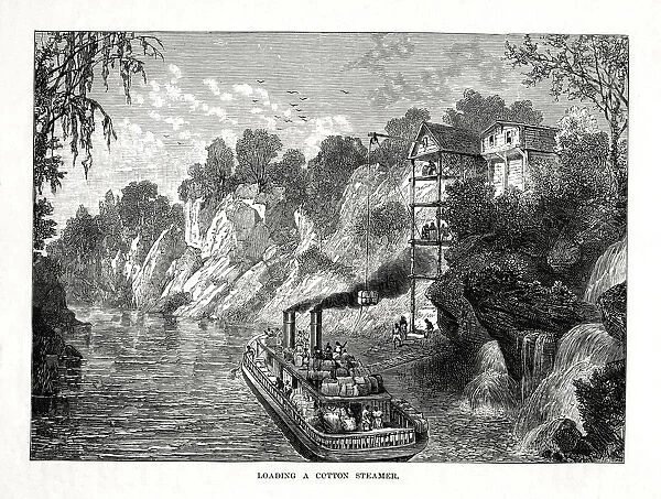 Loading a Cotton Steamer, 1877