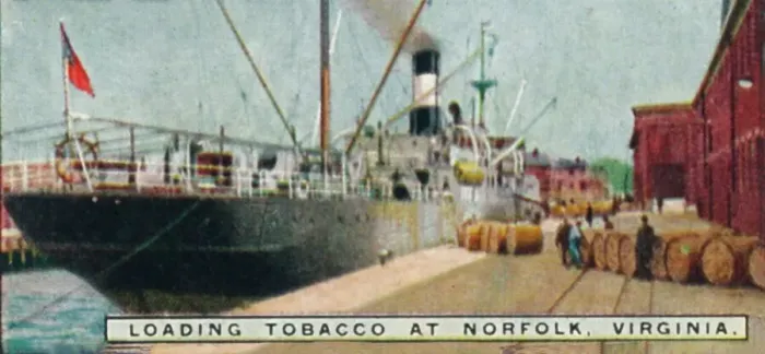 Framed Print : Loading Tobacco at Norfolk, Virginia. 1926 Framed Print : Loading Tobacco at Norfolk, Virginia. 1926