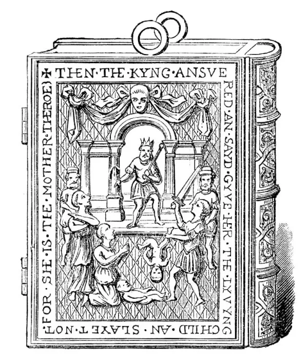 Framed Print : The Loan Collection, South-Kensington: Queen Elizabeth's prayer-book, 1862. Creator: Unknown Framed Print : The Loan Collection, South-Kensington: Queen Elizabeth's prayer-book, 1862. Creator: Unknown