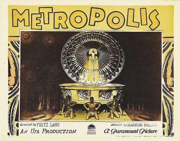 Lobby Card 'Metropolis' by Fritz Lang, 1927. Creator: Anonymous. Lobby Card 'Metropolis' by Fritz Lang, 1927. Creator: Anonymous